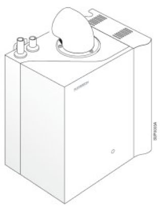 Line diagram of Potterton Suprima boiler